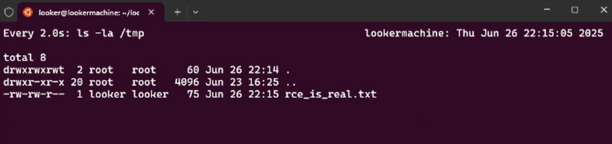 RCE on Looker instance